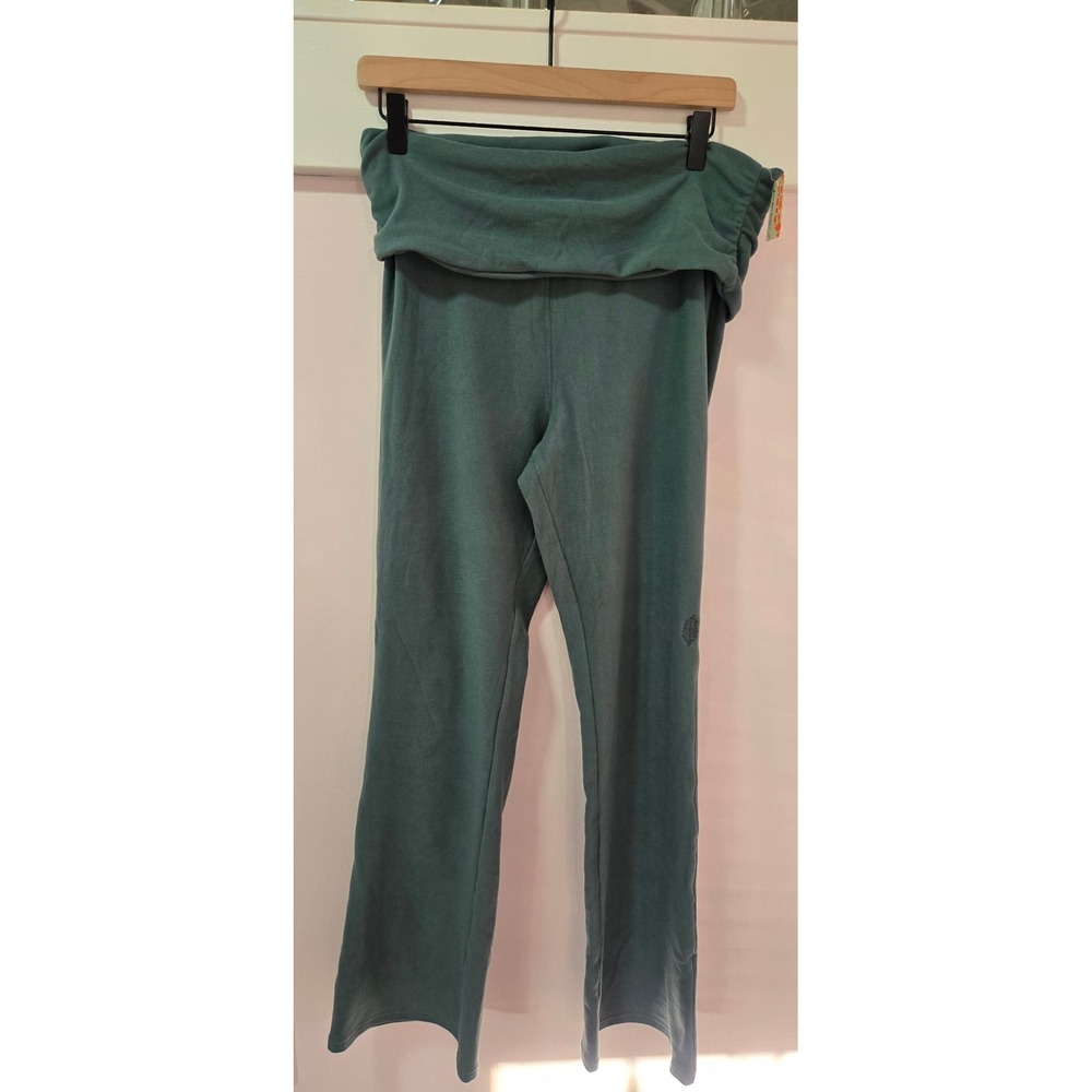 Free People Movement Aced It Leggings in Midnight Jade Green Size L NWT - Picture 6 of 6